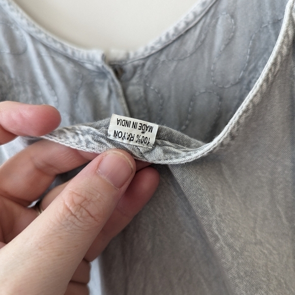 Vintage Boho Hippie Fairy Embroidered Dress Whimsigoth - Picture 8 of 8